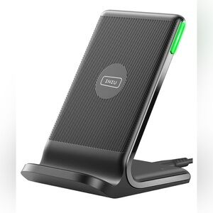 15W Wireless Charging Station Compatible with iPhone, Samsung
